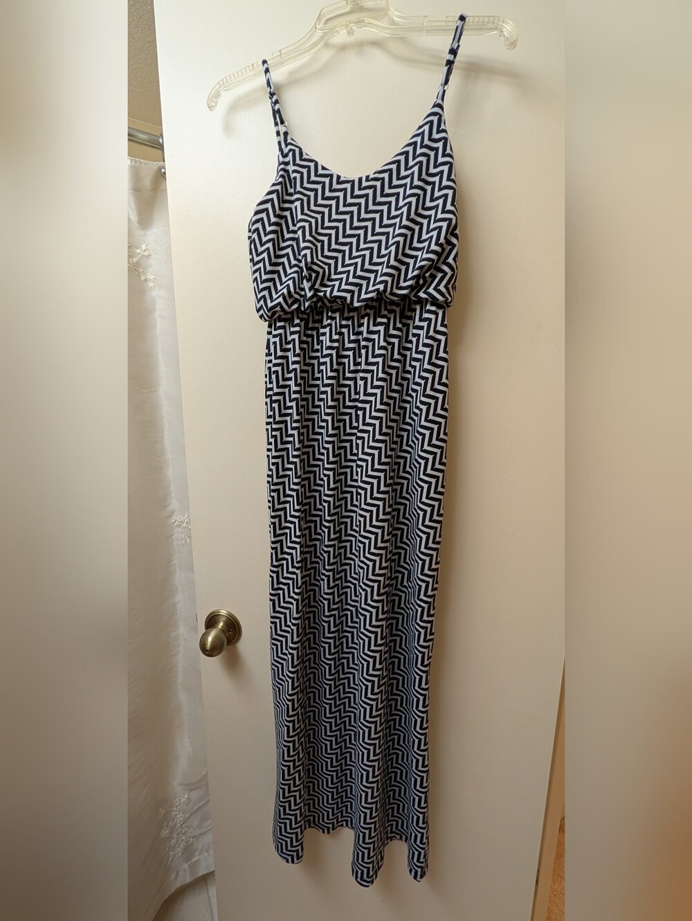 Bar III | Dresses | Bar Iii Black And White Chevron Maxi Dress
